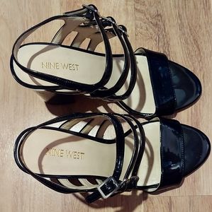 Nine West Black Leather Shoes